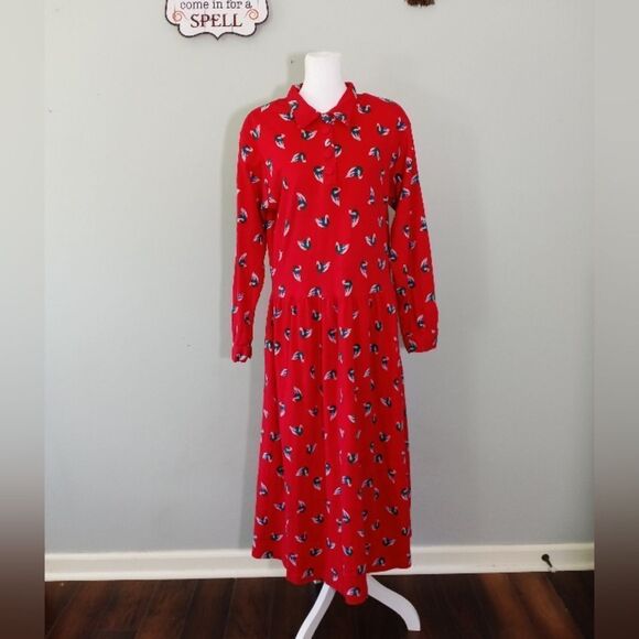 VTG swan print dress - Picture 4 of 10